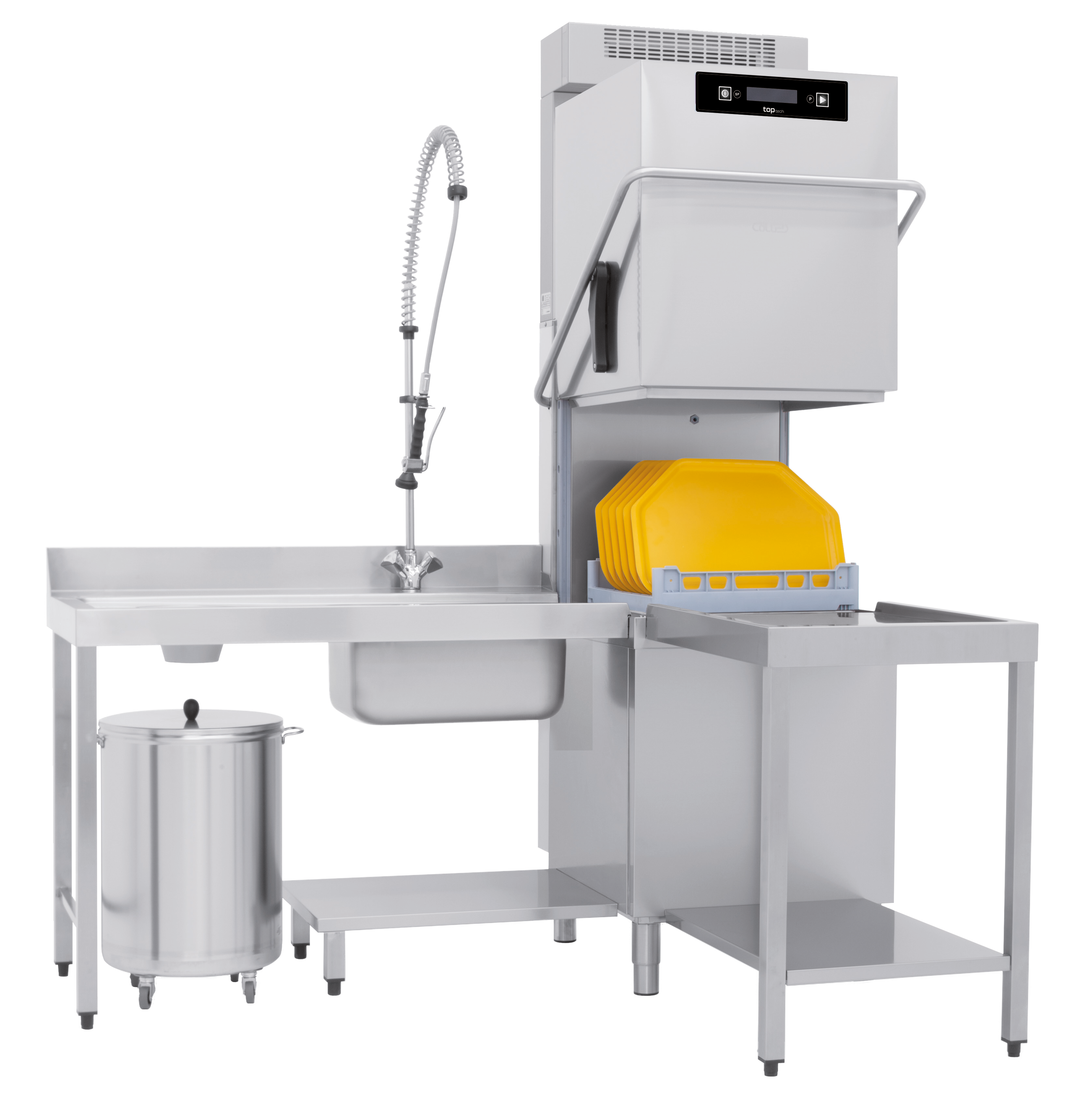 Lavastoviglie a capot COLGED TopTech-38-NRG